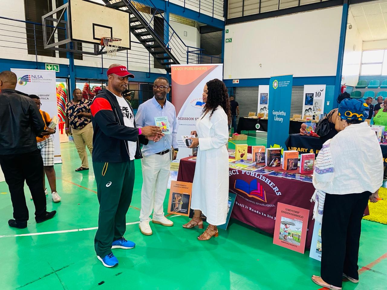 Tanci Publishers at a library and book event